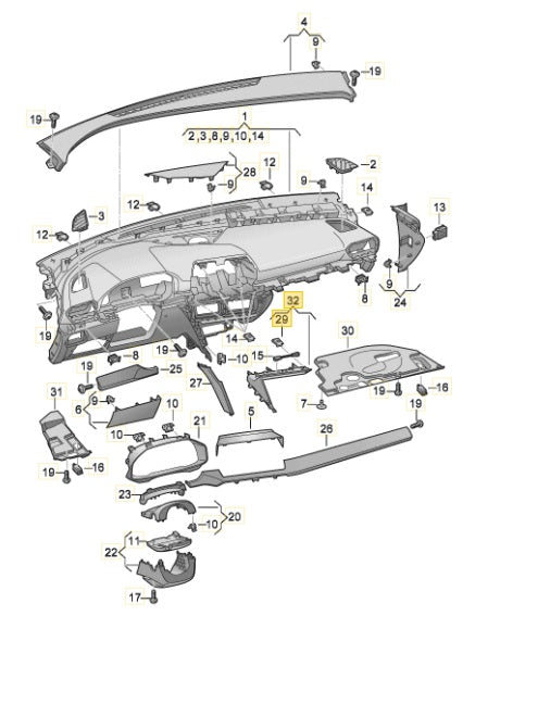 CUPRA COVERING SOUL 5FC857234B 5FC857234D