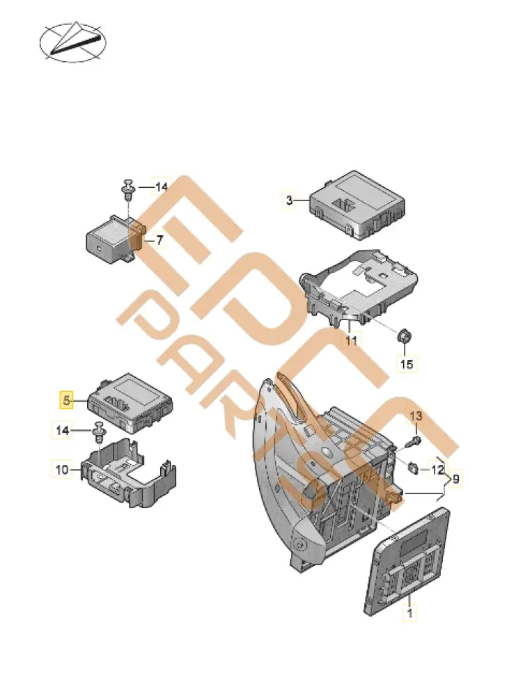 CUPRA ATECA CONTROL UNIT FOR LIGHT 3Q0907338G
