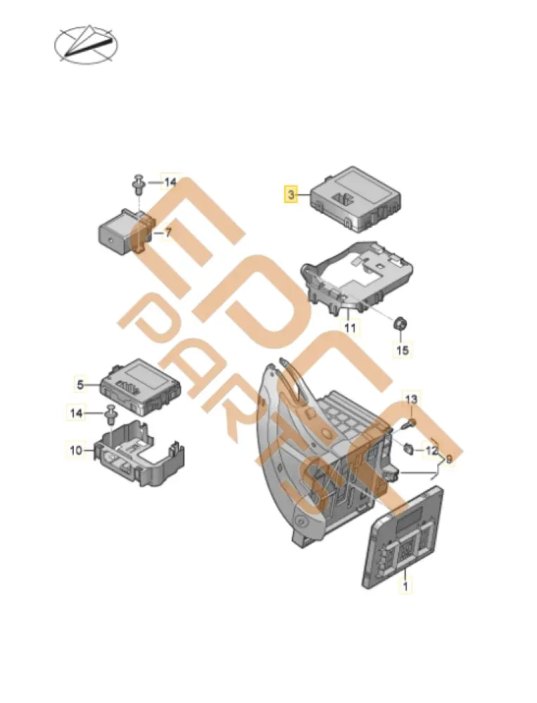 CUPRA ATECA DIAGNOSIS INTERFACE FOR DATA BUS 3Q0907530AR