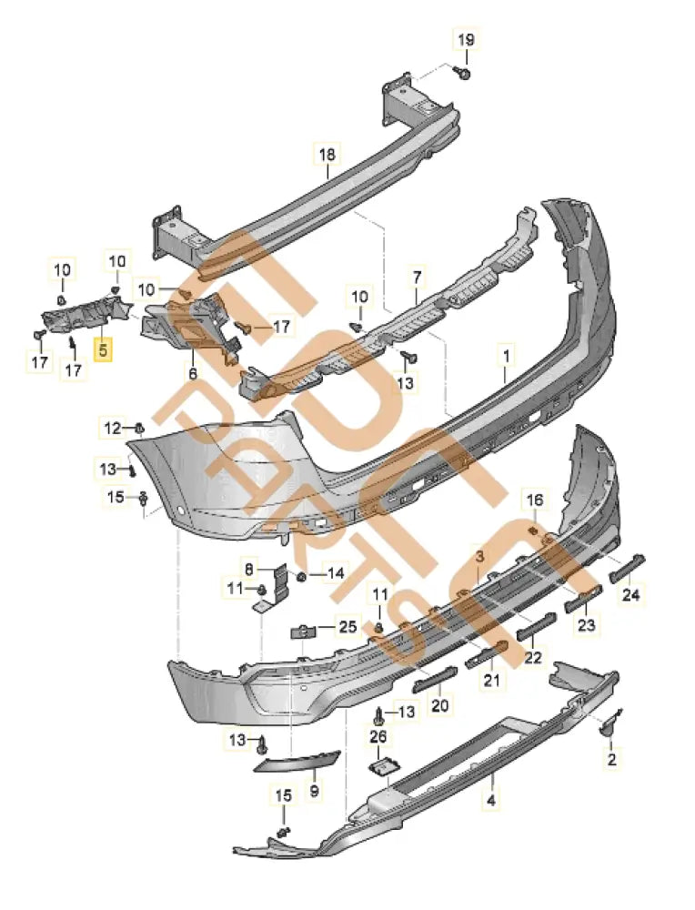 CUPRA ATECA FRONT BUMPER GUIDE PROFILE 575807394