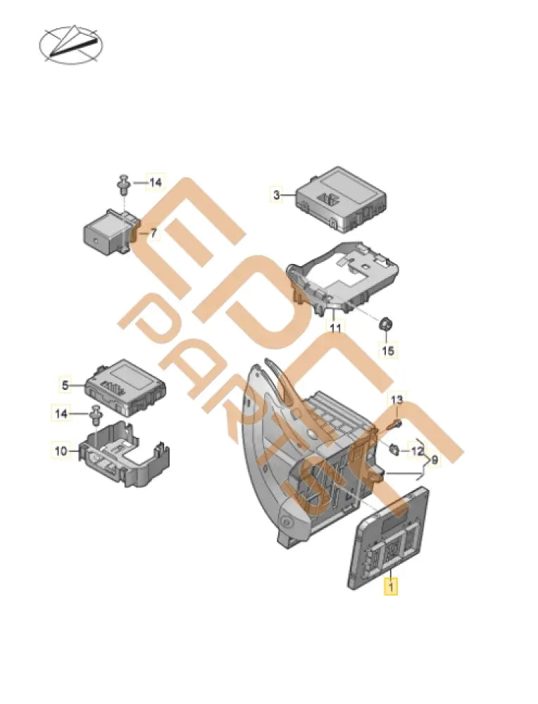 CUPRA ATECA ONBOARD SUPPLY CONTROL UNIT 5Q0937084EC 5Q1937084B