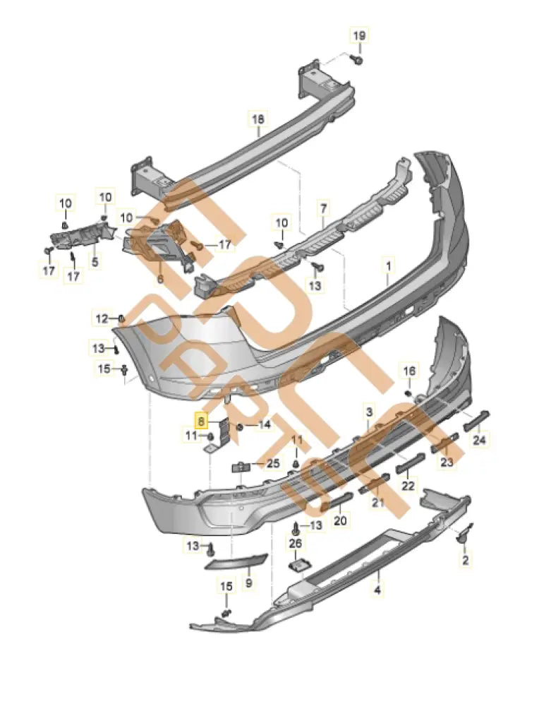 CUPRA ATECA RETAINING PLATE 575807125A