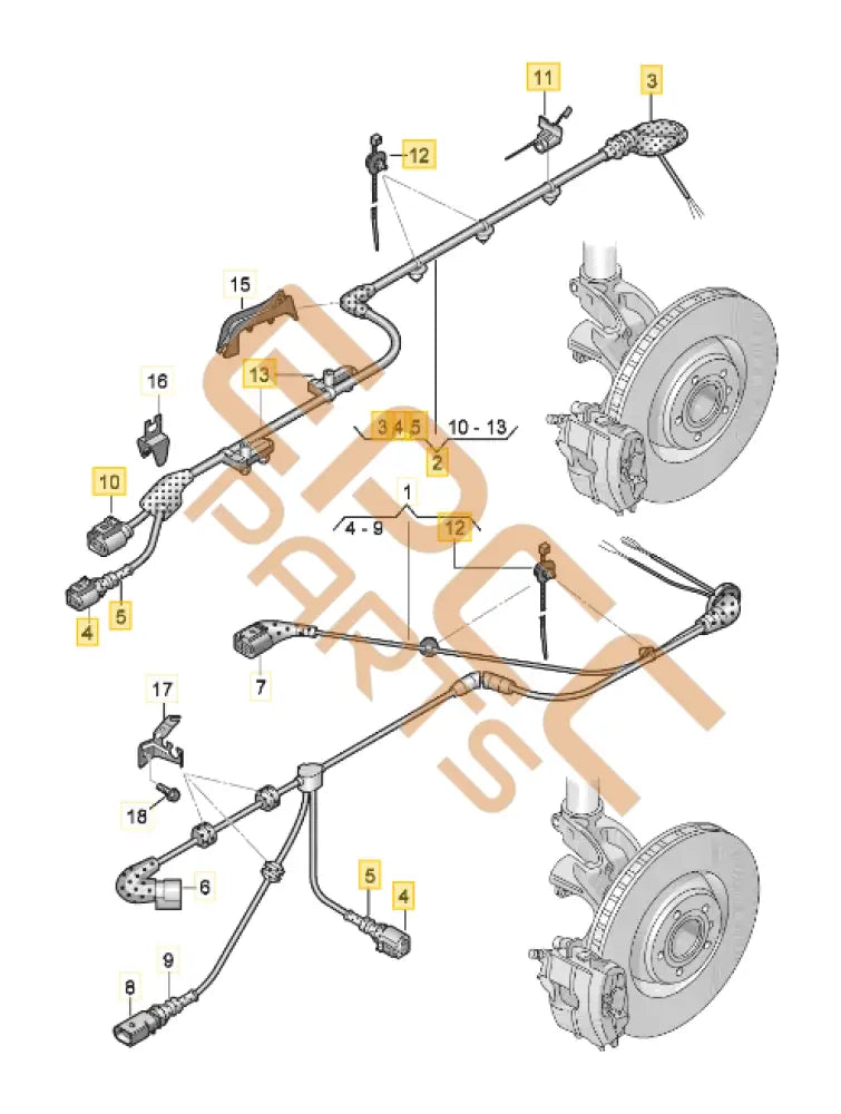 CUPRA ATECA SPEED SENSOR 5WA927902AS
