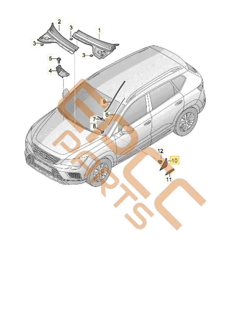 CUPRA ATECA STRIP 575837633E