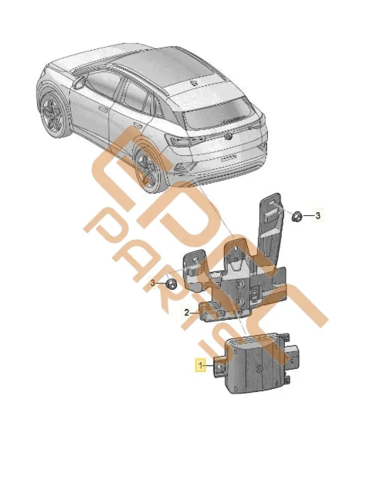 SEAT CUPRA BORN 2023 CONTROL UNIT FOR LANE CHANGE ASSIST 2Q0907686L 2Q0907685L