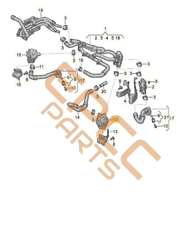 SEAT CUPRA BORN 2023 COLLANT PUMP 1EA965567K 1EA965567L