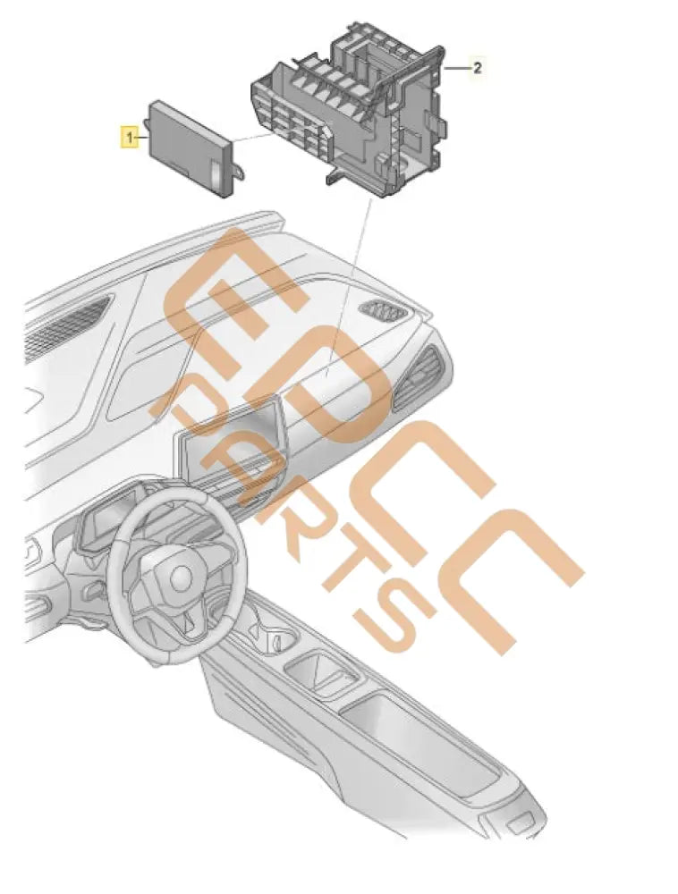 CUPRA BORN 2023 MODULE FOR AIR CONDITIONER AC 1EA907727AJ