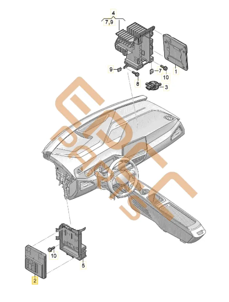 CUPRA BORN ONBOARD SUPPLY CONTROL UNIT 1EA937089Q