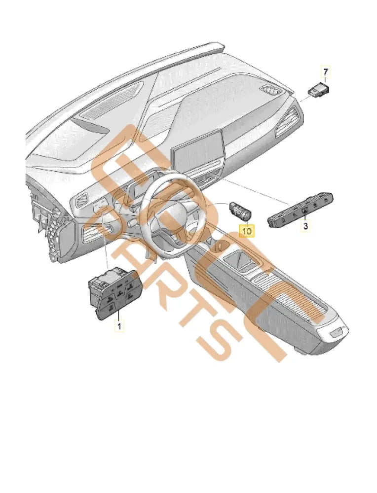 CUPRA BORN START STOP BUTTON 5H0959839