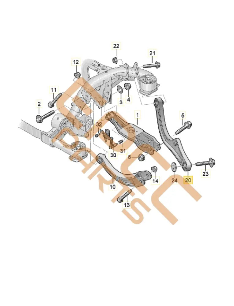 CUPRA BORN WISHBONE 1EA505397C 1EA505397B