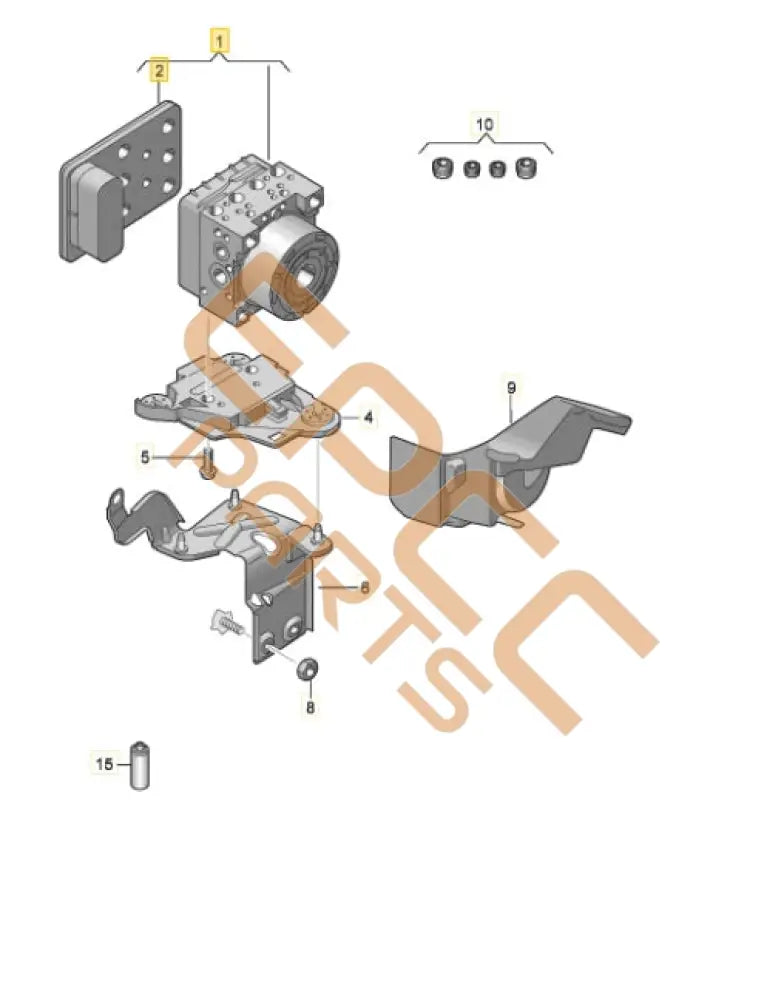 CUPRA FORMENTOR ABS UNIT WITH CONTROL 5WA614517BL