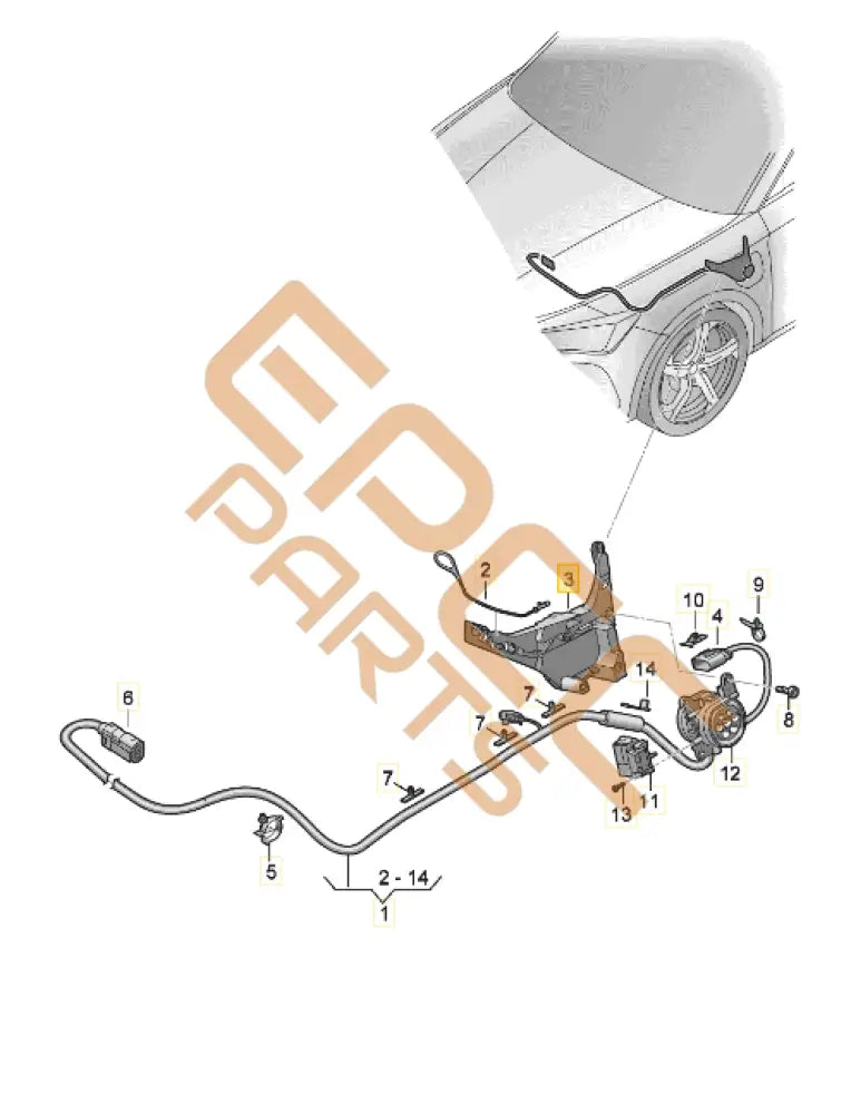 CUPRA FORMENTOR BRACKET 5FF907175B
