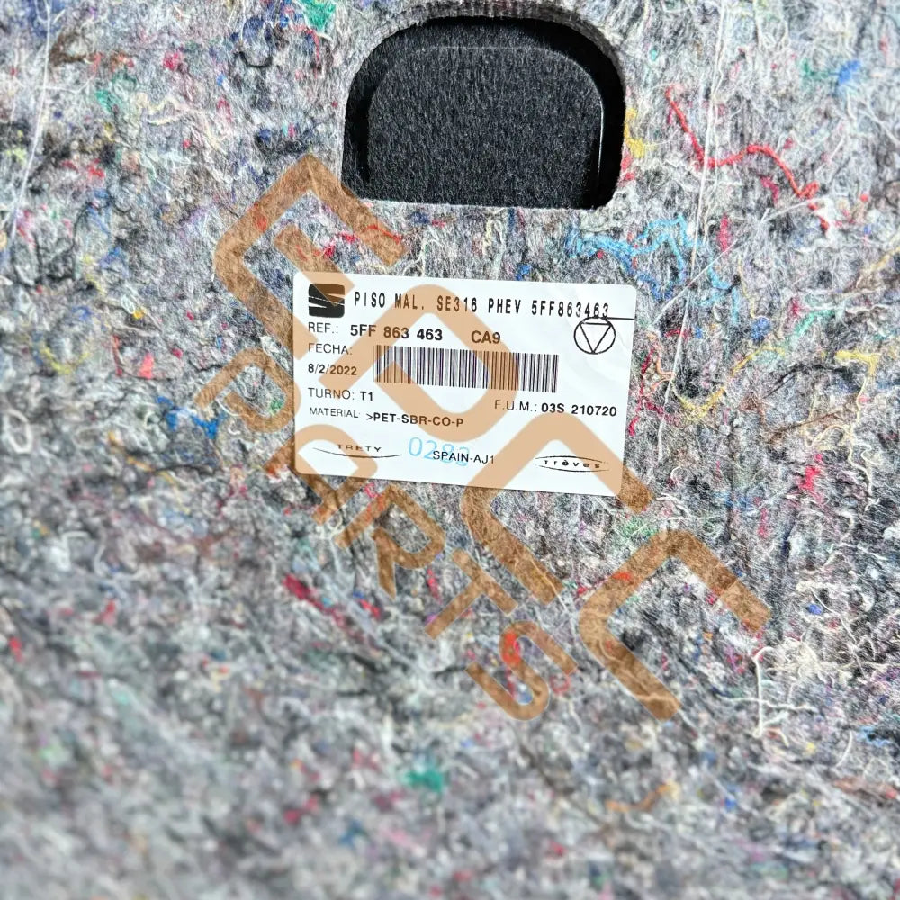 SEAT CUPRA FORMENTOR 2023 LUGGAGE COMP. FLOOR COVERING 5FF863463