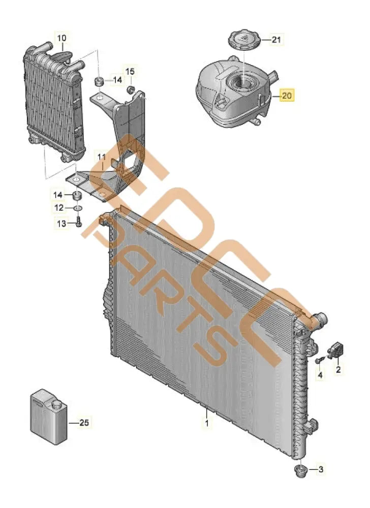 SEAT CUPRA FORMENTOR 2022 RESERVOIR 5WA121407G