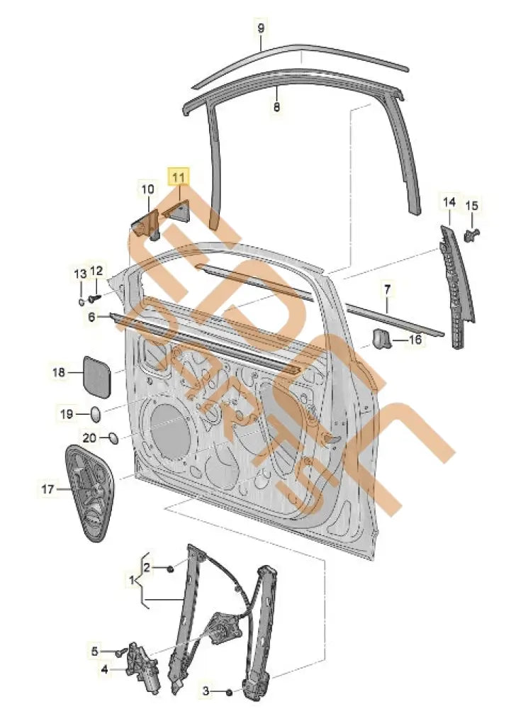 SEAT CUPRA FORMENTOR 2022 TRIM SATIN BLACK 5FF837638
