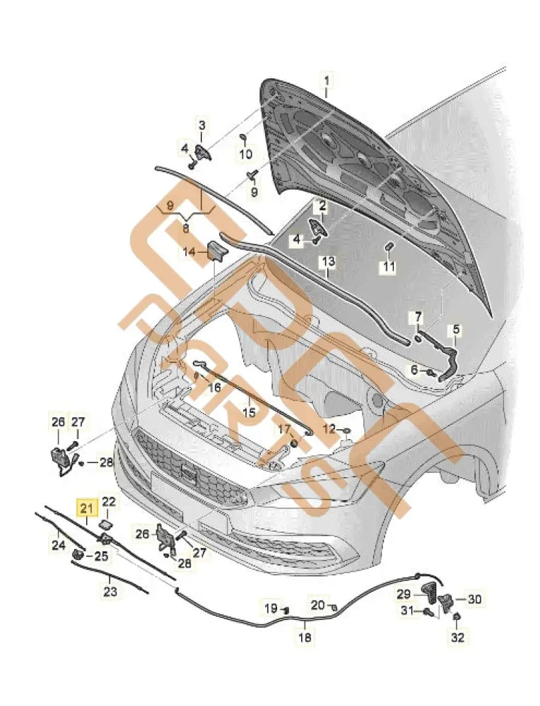 CUPRA LEON 2023 1 SET CABLES 5FA823531