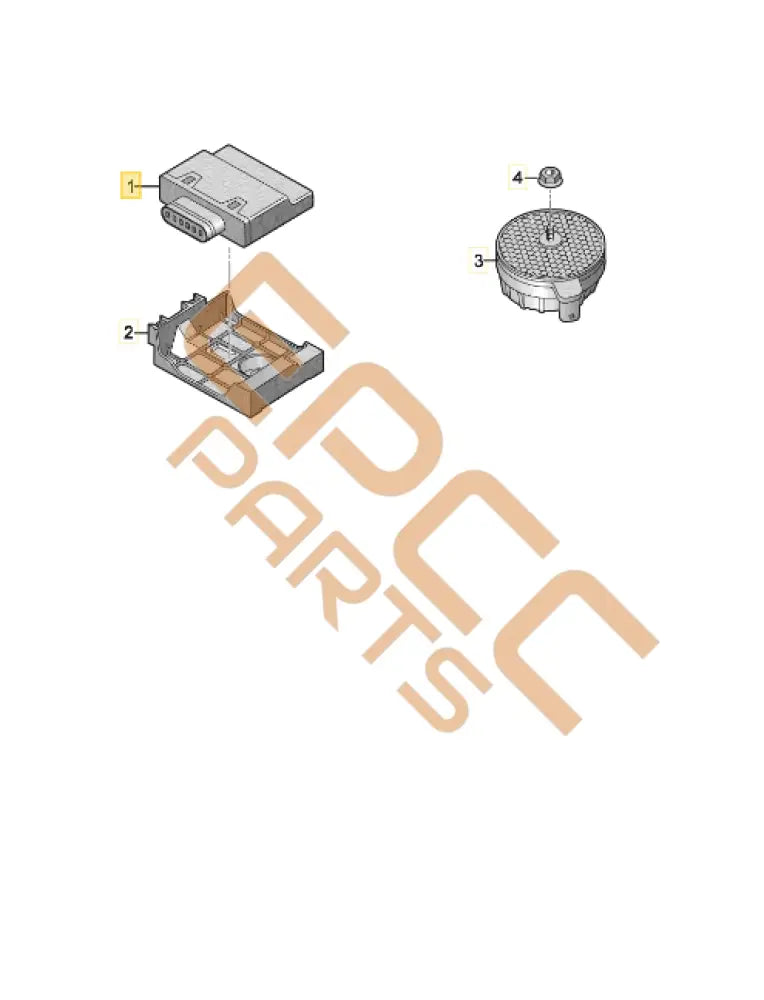 CUPRA LEON CONTROL UNIT FOR IMPACT SOUND 5FA907159A