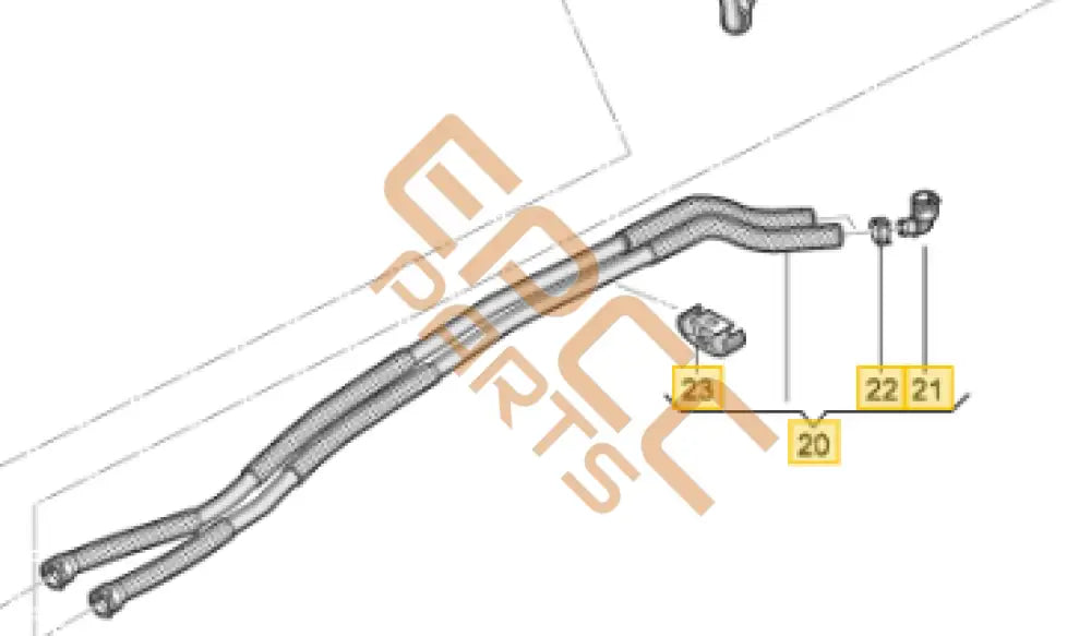 5Q0819885C COOLANT PIPE FORMENTOR HYBRIT