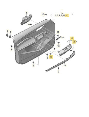CUPRA BORN 2023 COVER DISC (PASSANGER SIDE) 10H867157