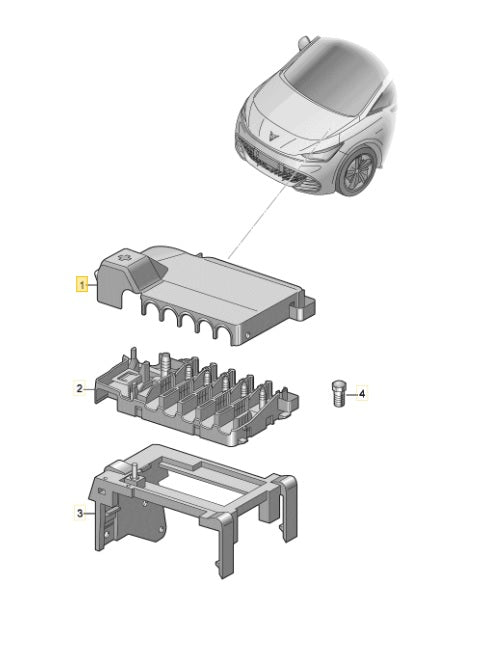 CUPRA BORN 2023 COVER FUSE SOCKET 1EA915429C