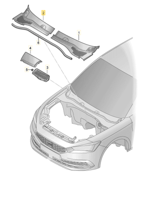 SEAT CUPRA LEON COVER SECTION (RIGHT) 5FB819404A