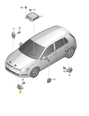 CUPRA ATECA CRASH SENSOR 3Q0959651A