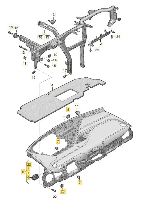 CUPRA BORN 2023 DASHBOARD 10H857003T