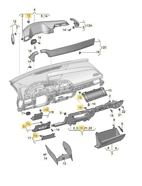 CUPRA BORN 2023 DASH COVER 10H858416A