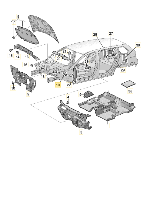 CUPRA LEON FILLER PIECE WING 5FA864237
