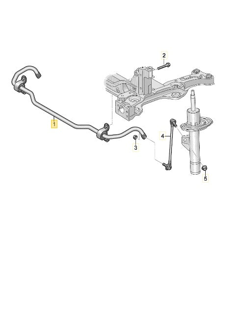 CUPRA LEON 2023 STABILIZER COMPLETE 5Q0411303AC
