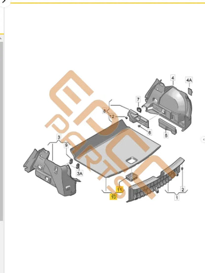 boot floor mat 5FF 858 855 CA9