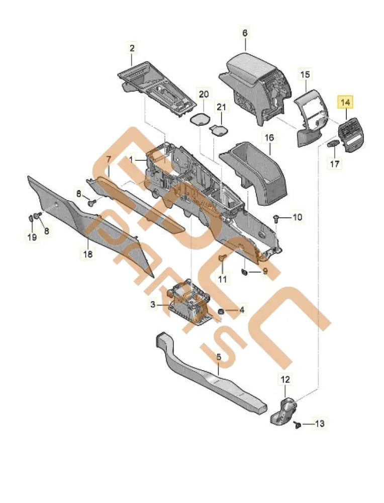 SEAT CUPRA AIR VENT 5FA819203