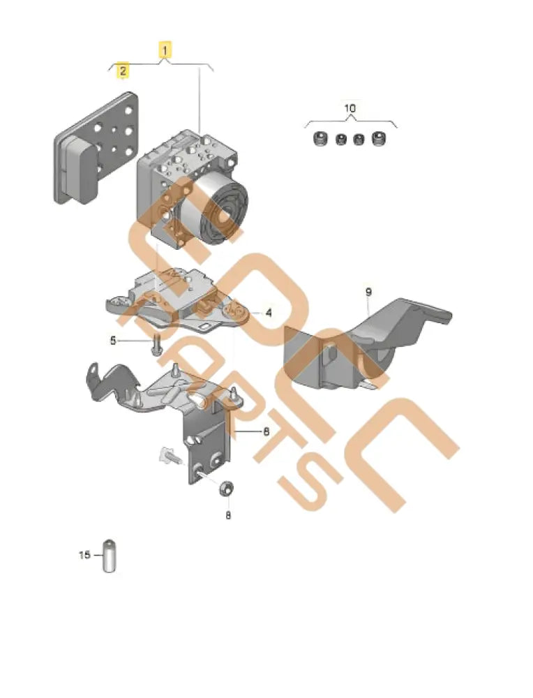 CUPRA ATECA ABS UNIT 5Q0614517GA 5Q0614517GB