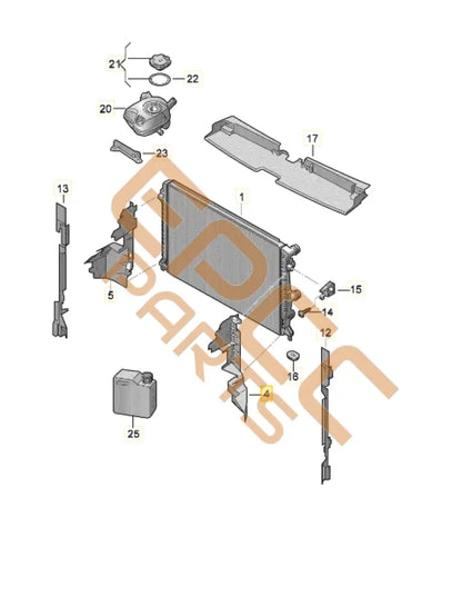 CUPRA ATECA AIR GUIDE 575121283K