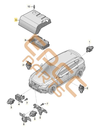 CUPRA ATECA COVER 5QF972136