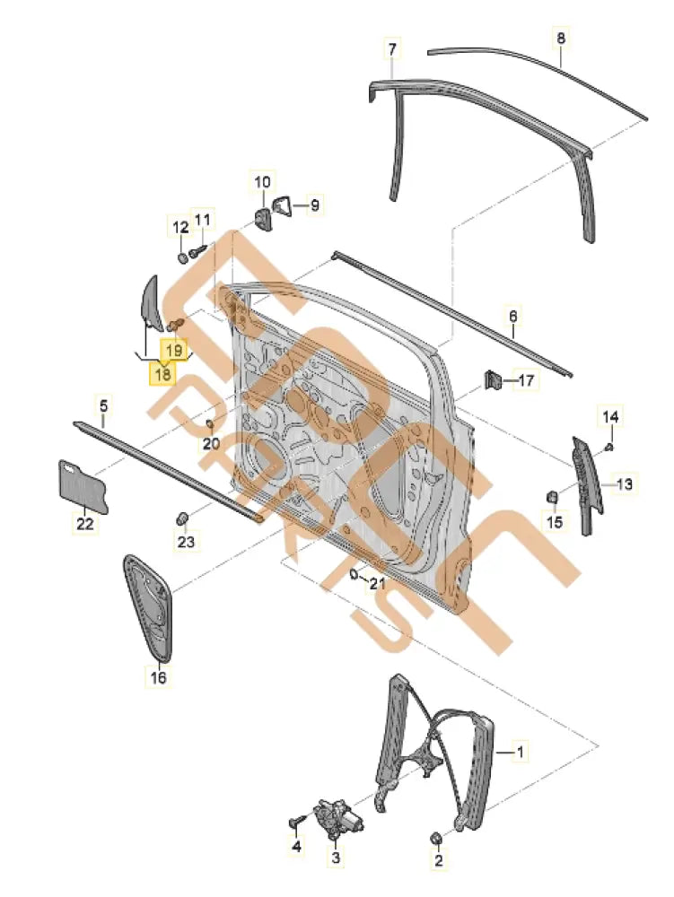 CUPRA ATECA COVER FOR DOOR 575837974A
