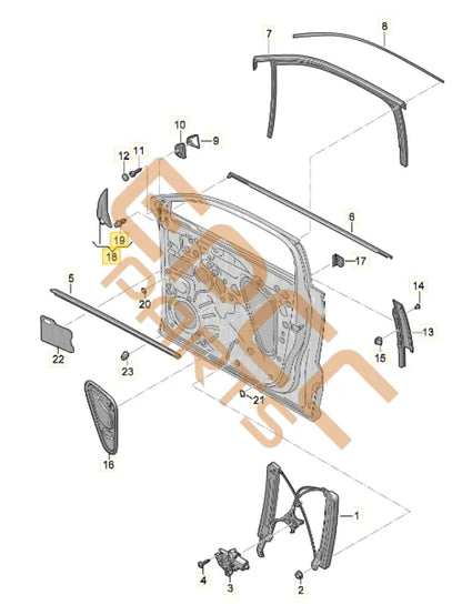 CUPRA ATECA COVER FOR DOOR 575837974A