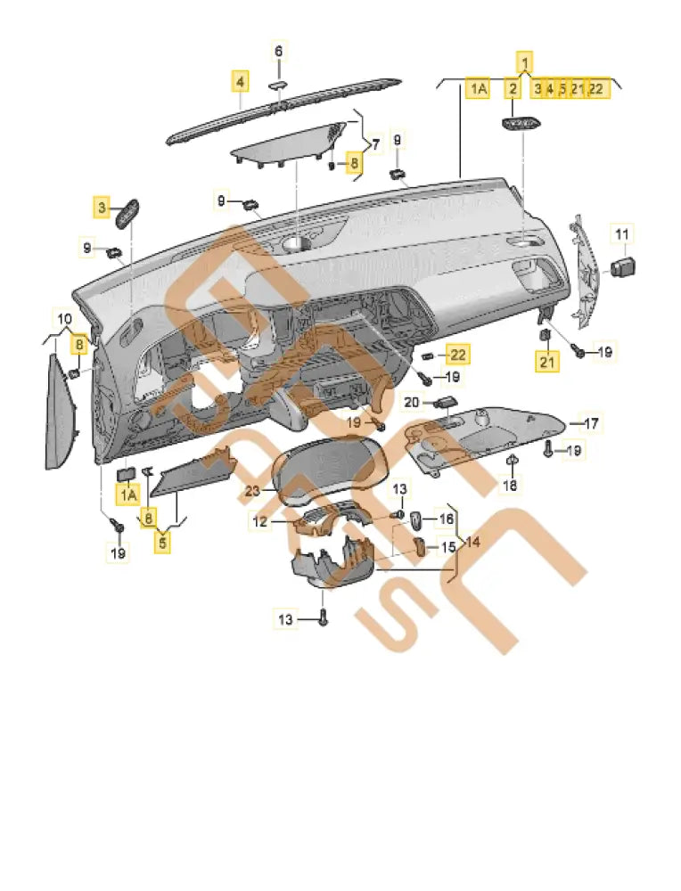 CUPRA ATECA DASHBOARD 577857003M Dash