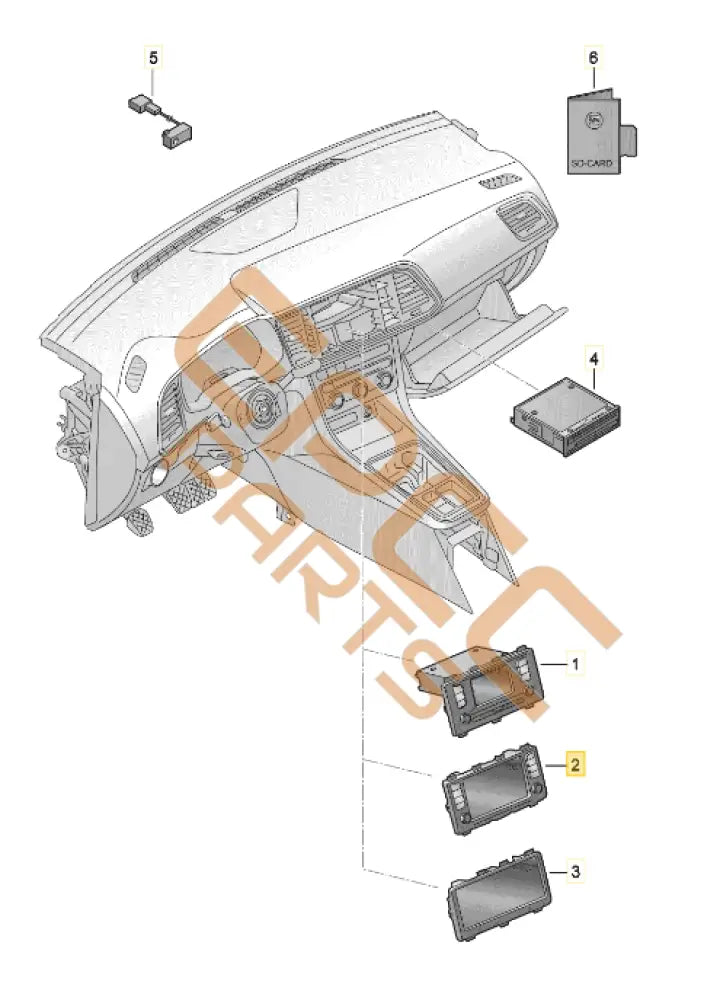 CUPRA ATECA DISPLAY UNIT 5FJ919606A