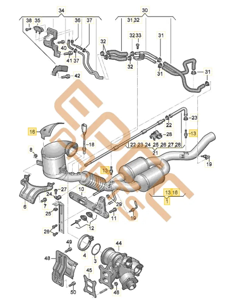 CUPRA ATECA EXHAUST PIPE 5WA254500T