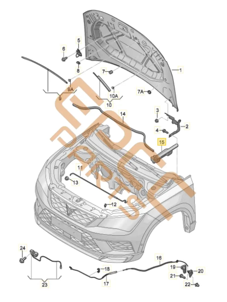 CUPRA ATECA FILLER PIECE 575823722B