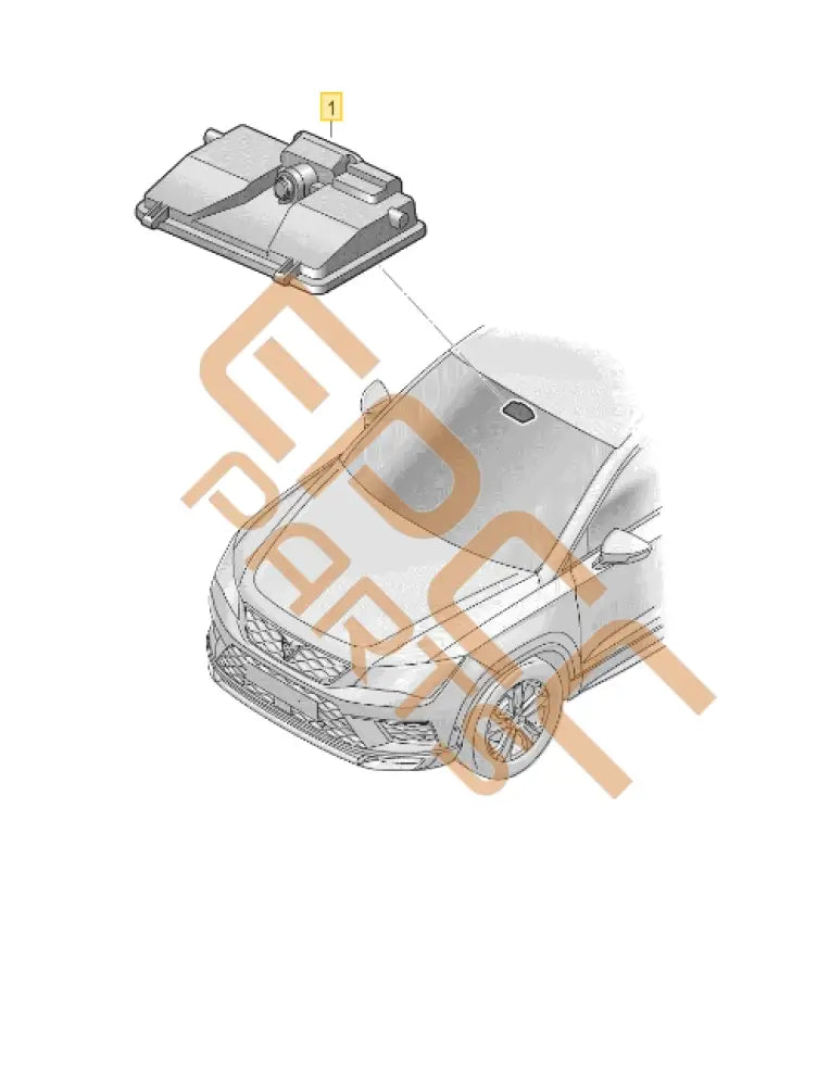 CUPRA ATECA FRONT CAMERA 2Q0980653D