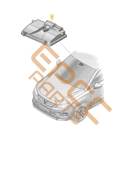 CUPRA ATECA FRONT CAMERA 2Q0980653D