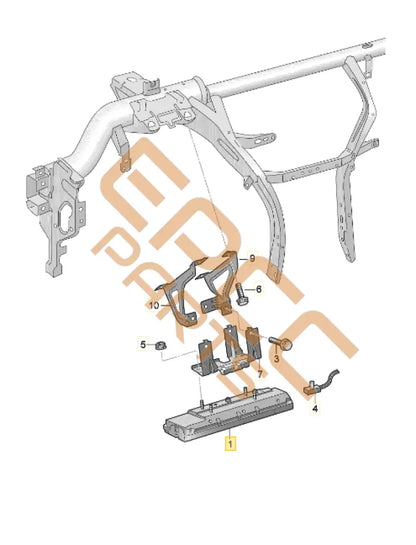 CUPRA ATECA KNEE AIRBAG UNIT 577880842E Airbags