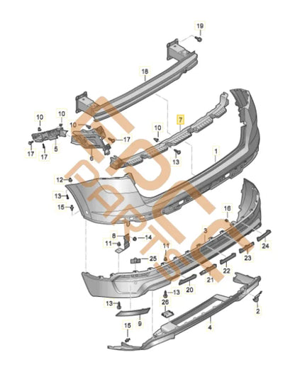 CUPRA ATECA REAR BUMPER GUIDE 575807863