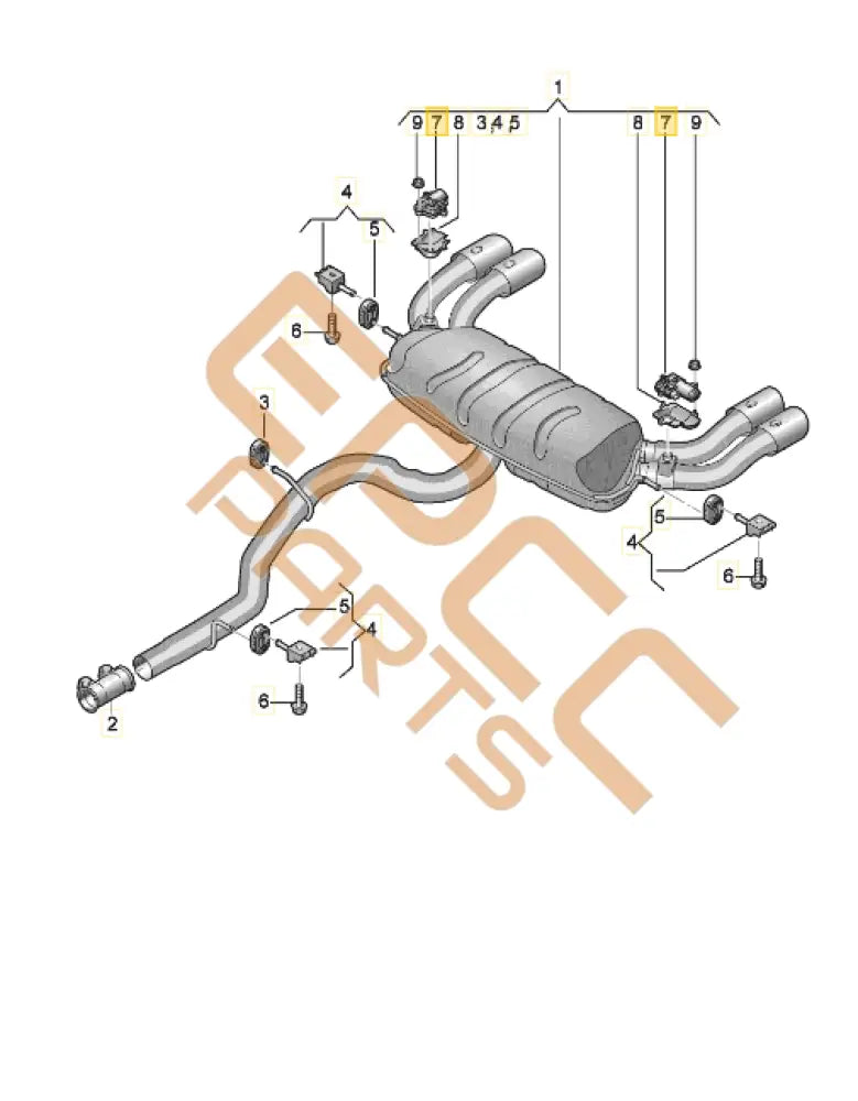 CUPRA ATECA SERVOMOTOR FOR EXHAUST FLAP 4N0133246A