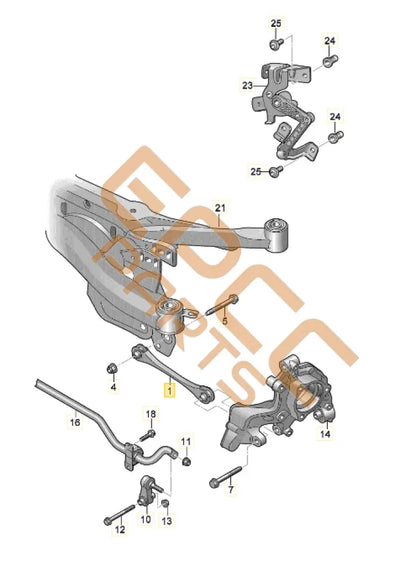 CUPRA ATECA TRACK ROD PAIR 5Q0501529F