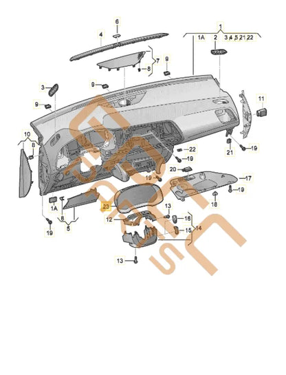 CUPRA ATECA TRIM COMBI INSTRUMENT 575857053A