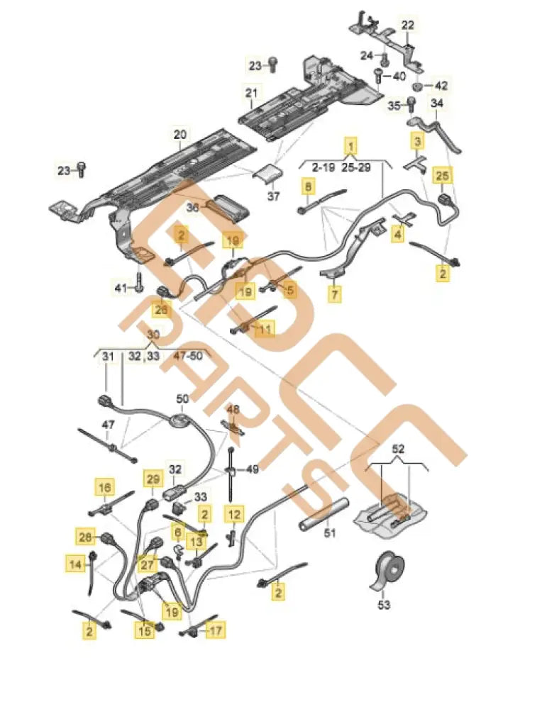 SEAT CUPRA BORN 2023 HIGH VOLTAGE CABLE FOR CHARGER 1EA971398AA