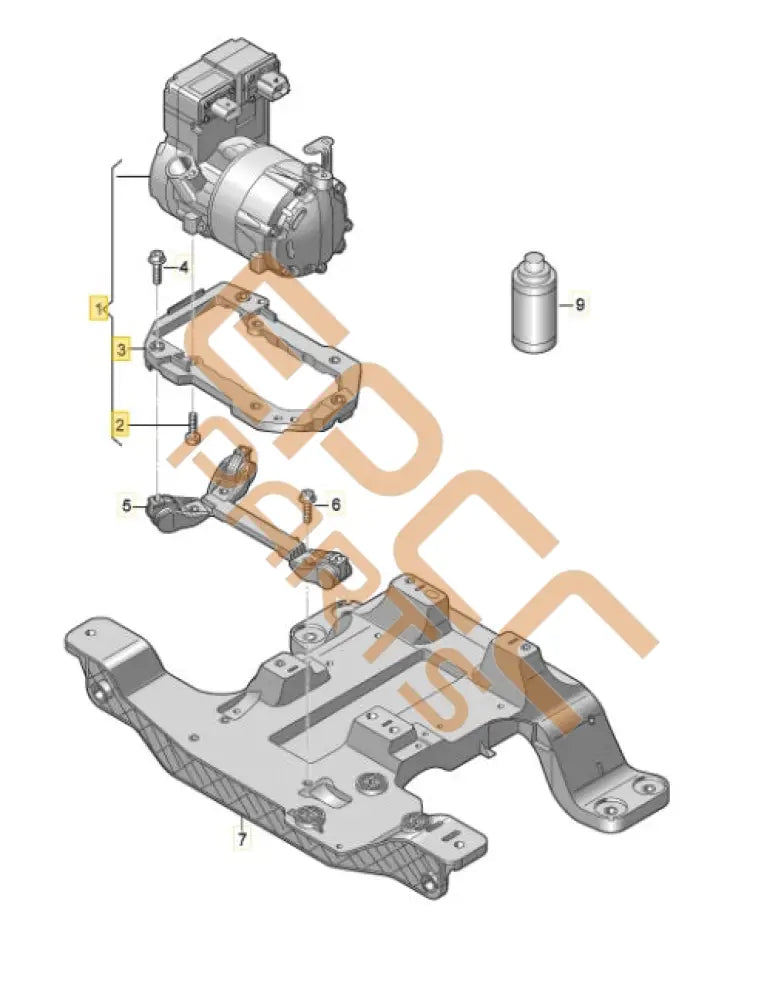 SEAT CUPRA BORN 2023 A/C COMPRESSOR 1EA820807C